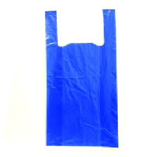 Regional Blue Plastic Carry Bag Big 27"*30" 20pcs