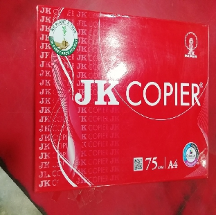 JK COPIER PAPER A4 75 GSM 500 SHEET