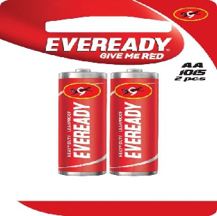 1015 Eveready Heavy Duty Battery, Aa/R06, 1.5 V