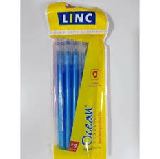 LINC OCEAN GEL PEN; 0.5 MM; BLACK; 5 PCS/PACK