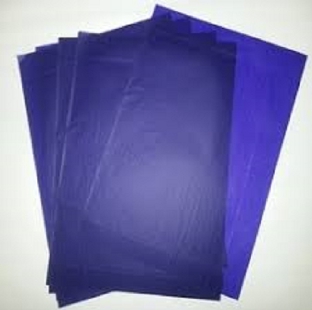 thumbnail image 2 of TINA Single Side Blue Carbon Paper - Box Of 100 Sheets F4 Size (8.25" X 13") For Typing, Tracing & Crafts 2 of 12
