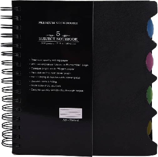 Regional 5 Subject 300 Pages Notebook Medium Per Pc