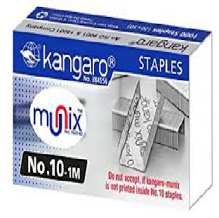 Stapler Pins Kangaro Small Size Pin No.10 (1000 Pins ) Per Pkt
