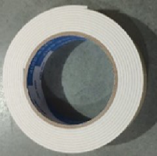 Yellow Double-sided Foam Tape Width 25 mm 1"