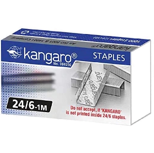 Kangaro Staple Pins, No 24/6, 20 Pack/Box