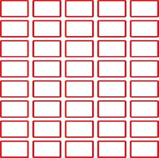 Red Border Stricker No.2