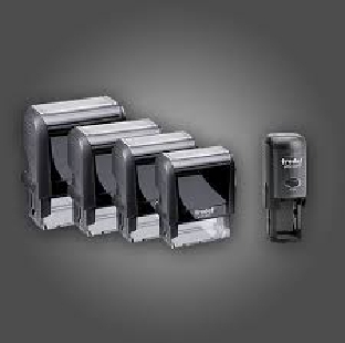 Nylon Stamp with ink pad, plastic material, 60 x 20
mm