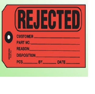 Failed Material Tag (Pack of 1000)