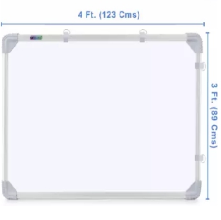 Fortunate Non-Magnetic Whiteboard 3' x 4'