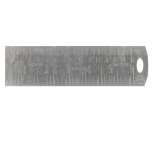 Ajanta Steel Foot Ruler 15 cm