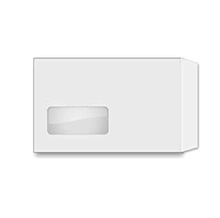 White Window Envelop 10" x 4.5"