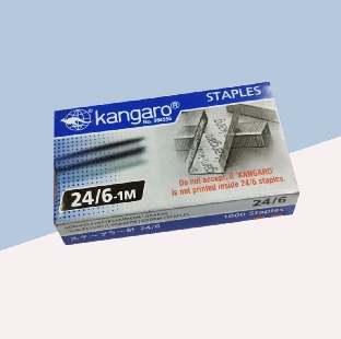 Kangaro Staple Pins, No 24/6, 20 Pack/Box