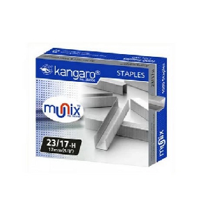 Kangaro Chisel Point Staple Pins No 23/17-H 1000 Pins/Pck
