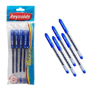 Reynolds Jiffy GEL PEN -BLUE 5 PCS