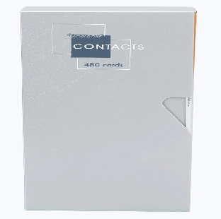 Business Card Holder SF30029 480 Cards Blue Color File