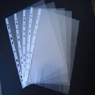 Transparent Polypropylene Sheet Protector A/4 100Pcs