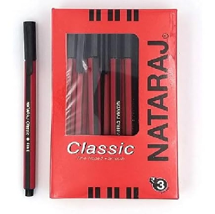 USE & THROW PEN BLACK 20 PCS