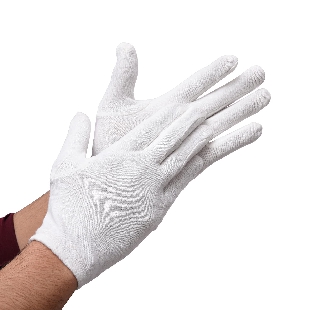 HAND GLOVES COTTON ( White )