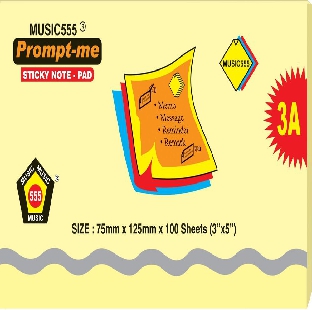 PostIt Pad 3x5 Yellow