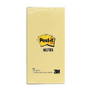 3M PostIt Pad 2x3 Yellow