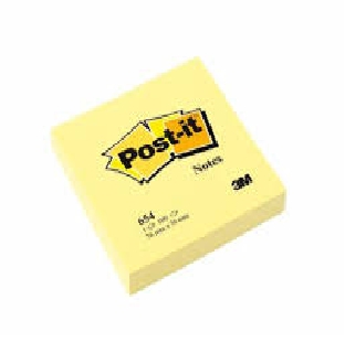 3M PostIt Pad 3x3 Yellow