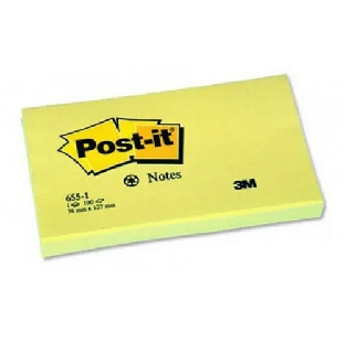 3M PostIt Pad 3x5 Yellow