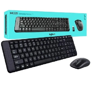 Logitech Wireles Key Board with Mouse Model MK 220