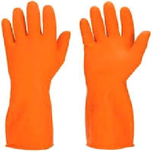 HAND GLOVES RUBBER