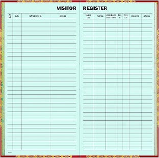 Visitor Regiser 200pgs