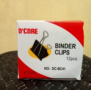 Binder Clip 41Mm KENT/GOLDLEAF/D' CORE 12 PC