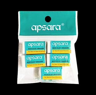 APSARA ERASER NON DUST BIG 5 PC