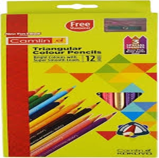 Camlin Colour Pencils - 12 Shades (Multicolor)