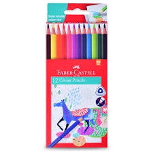 Faber castell colour pencils 12 shades (Multicolor)
