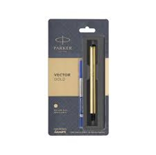 Parker Vector Gold GT Rollerball Pen (Blue)