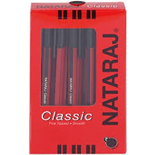 Nataraj Use & Throw Ball Pens Blue 20 PC