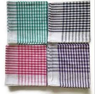 GENERIC CHECK CLOTH BIG SIZE 17 *23 PCK OF 12