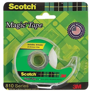 Scotch Tape with Dispenser - 1 Inch 
Scotch Tape with Handy Dispenser