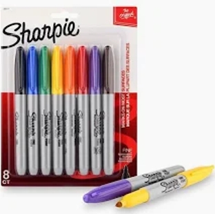 Sharpie Marker 8 Pc Asst Colour 
Pack