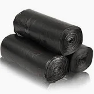 Garbage Bag Extra Large PEARL/PLASTO 15 Nos Per Pack 20 Micron Black  ( Biodegrable)