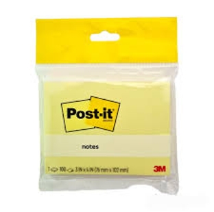 3M Post-it Notes - 2"x3". (Pack of 6)