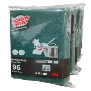 3M Professional Scotch Brite Scrub Pad (4" x 6") - 4 pcs. (Unit)