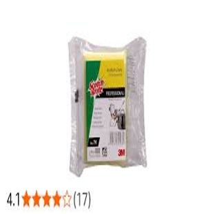 3M Scotch Brite Scrub Sponge (2 in 1) (10 x 6 cm) - 2 pcs. (Unit)