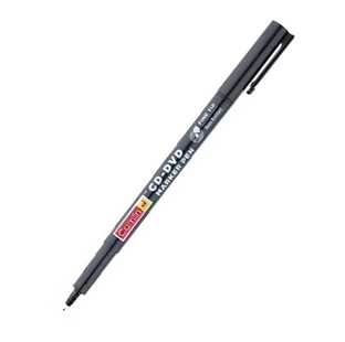 Camlin CD/DVD Marker (Black) - 10 pcs. (Pack)