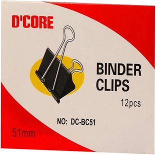 Dash Binder Clips (51 mm) - 12 pcs. (Unit)