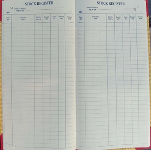 Dash Stock Register (3Q) - (Unit)