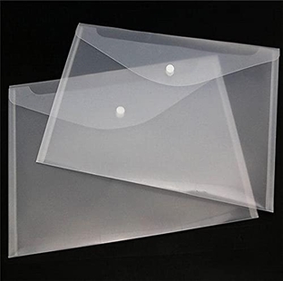 Dash Transparent Button Folder A/4