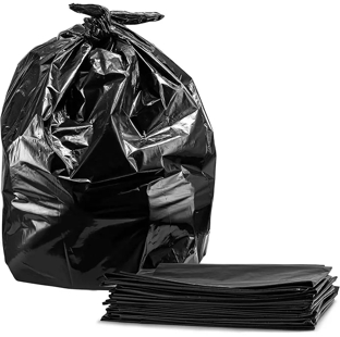 Eden Care Garbage Bag (Large, Black, 24" x 32") - (KG}