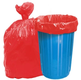 Eden Care Garbage Bag (Large, Red, 28" x 36") - (KG)
