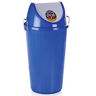 Eden Care Swing Dustbin (Plastic, Assorted Brands) - 60 lt. (Unit)