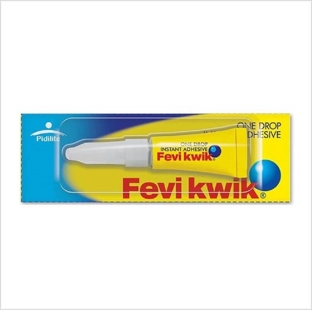 Fevikwik Instant Glue (1 gm.) - (Pack of 12)